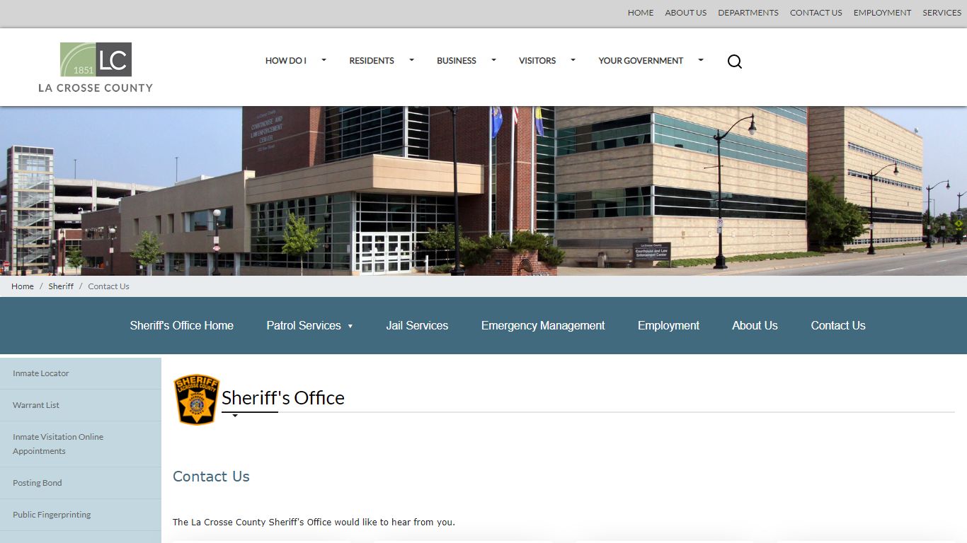 Contact Us - LaCrosseCounty